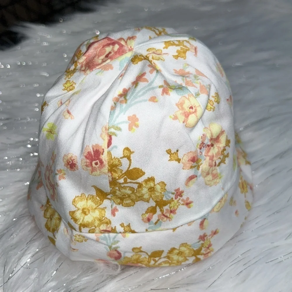 Je suis en CP! Floral Toddler Sun Hat size XS